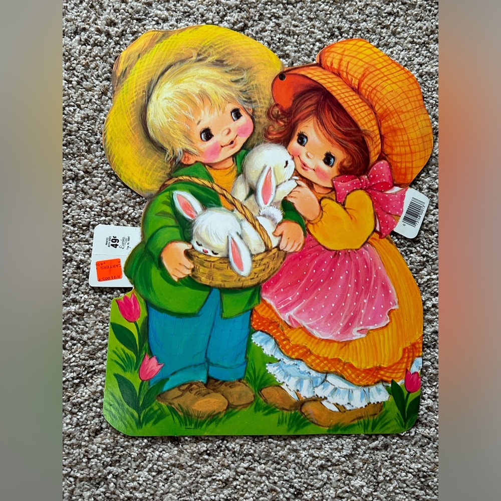 Vintage Spring Easter Die Cut
